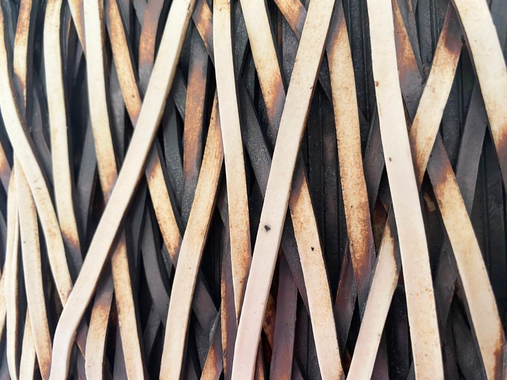Intertwinings — porcelain wall sculpture detail, by Alexandra Ridel